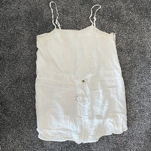 Forever 21 white lace romper
